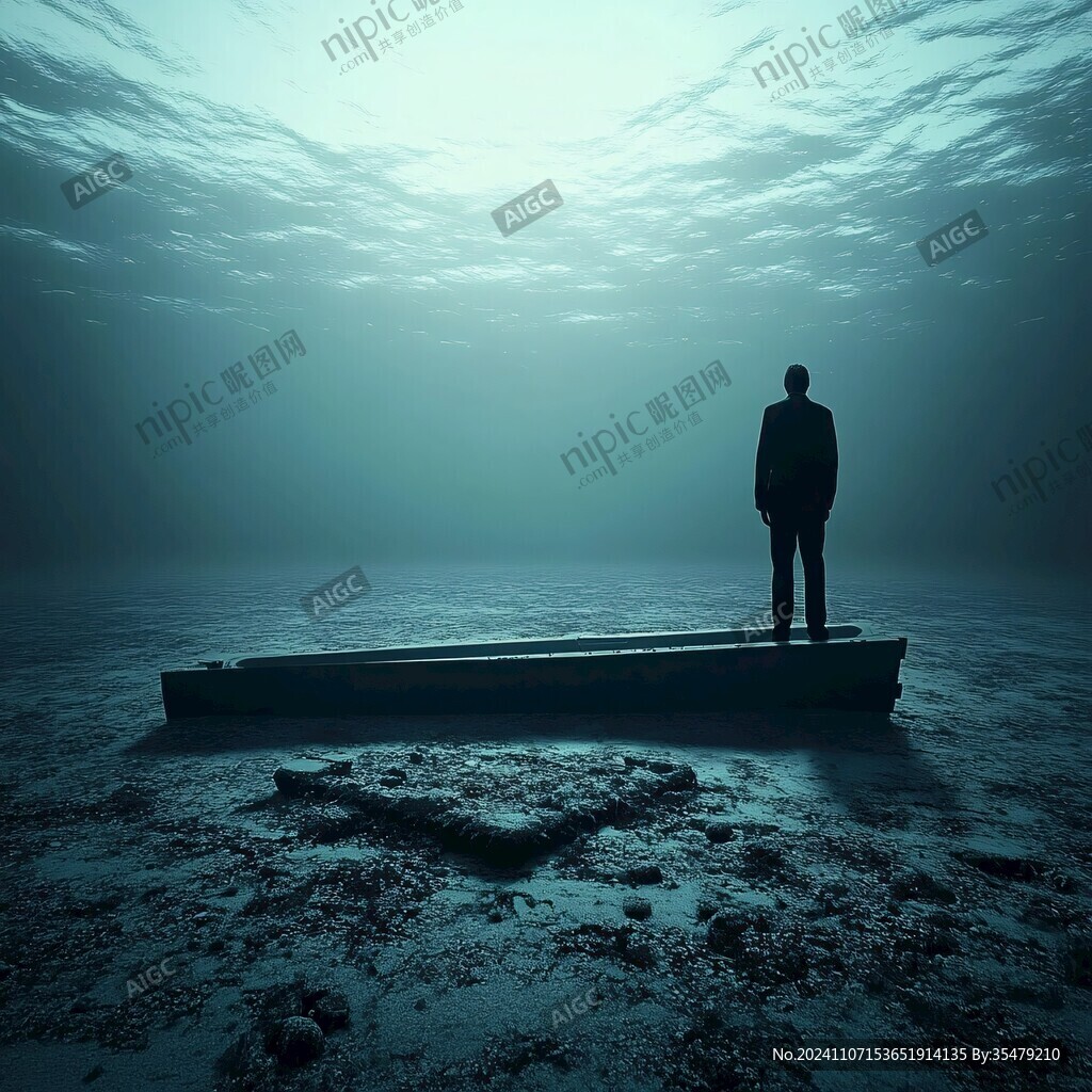 孤身一人背景素材