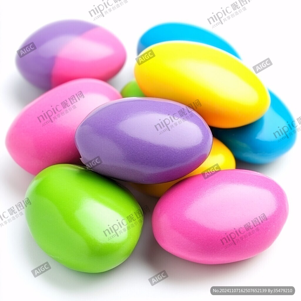 彩色石头巧克力