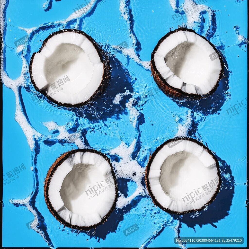 椰子汁平面展开