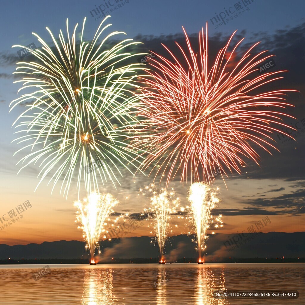 精品日景烟花