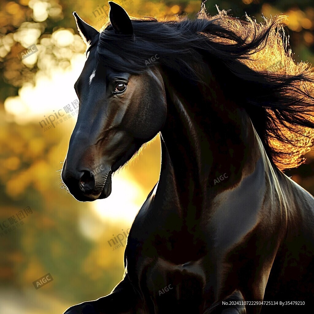 3d浮雕马装饰画