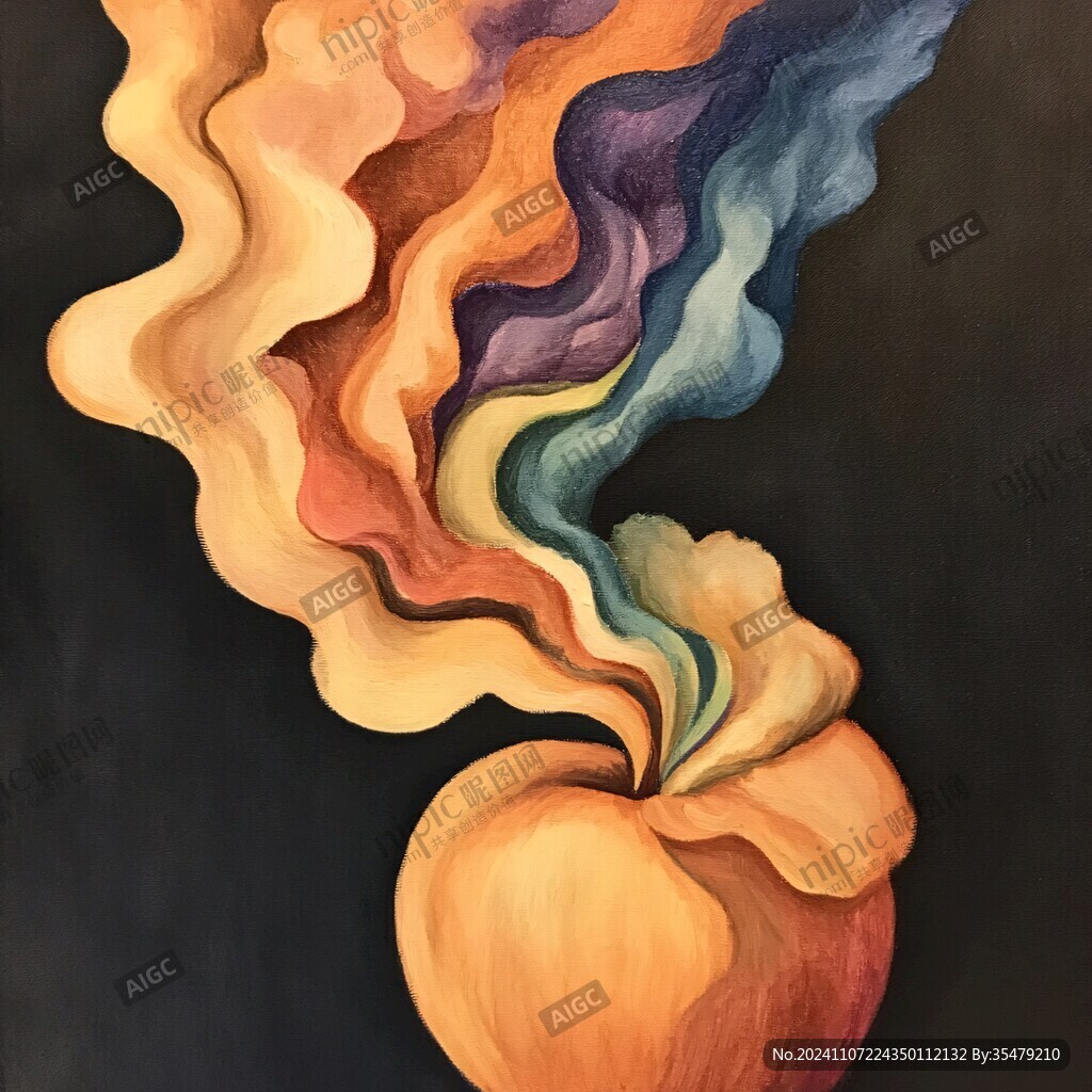 炫丽的梦幻流体画