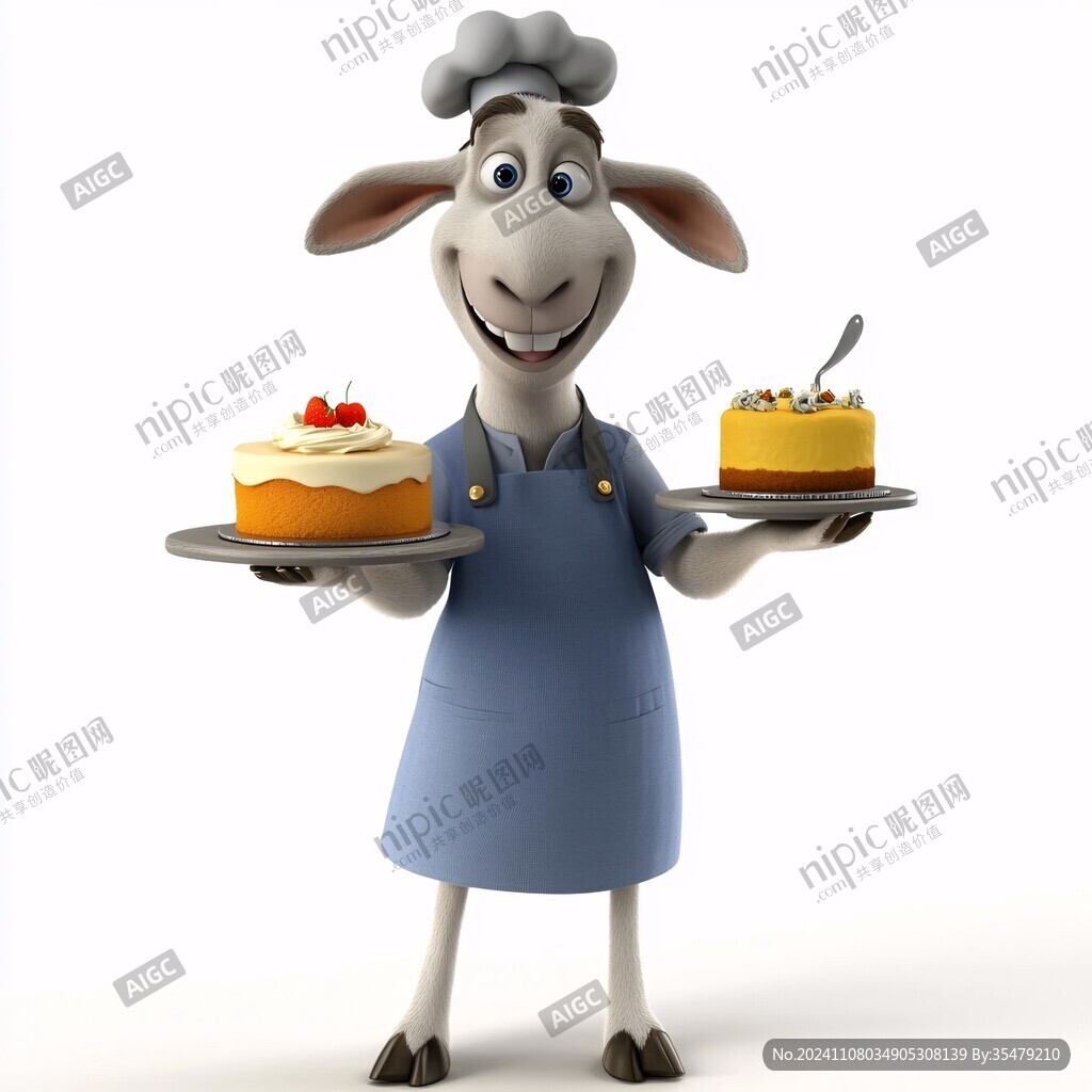 小毛驴厨师头像