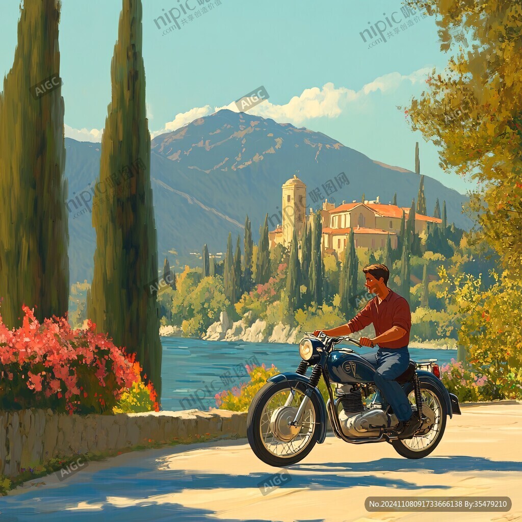 意大利意境意大利插画