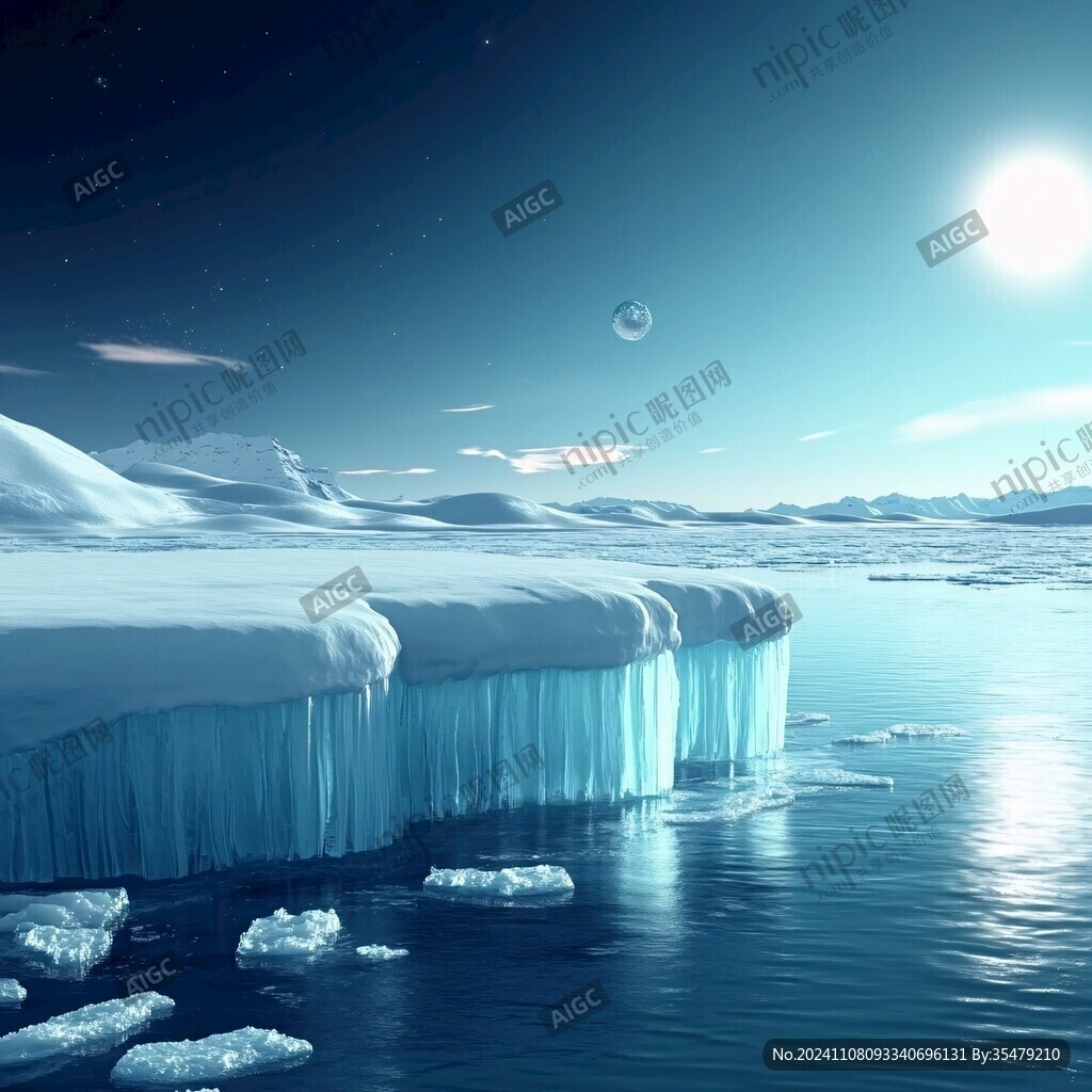 梦幻舞台背景南极冒险