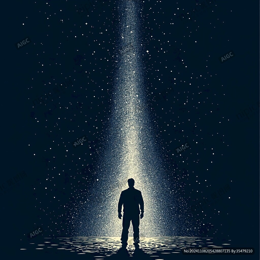 孤身一人背景素材