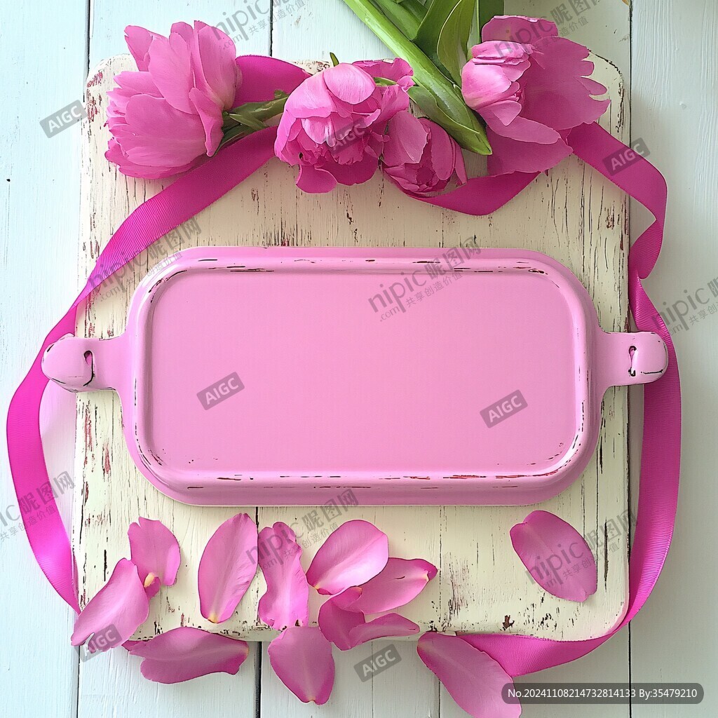 3d立体框框郁金香