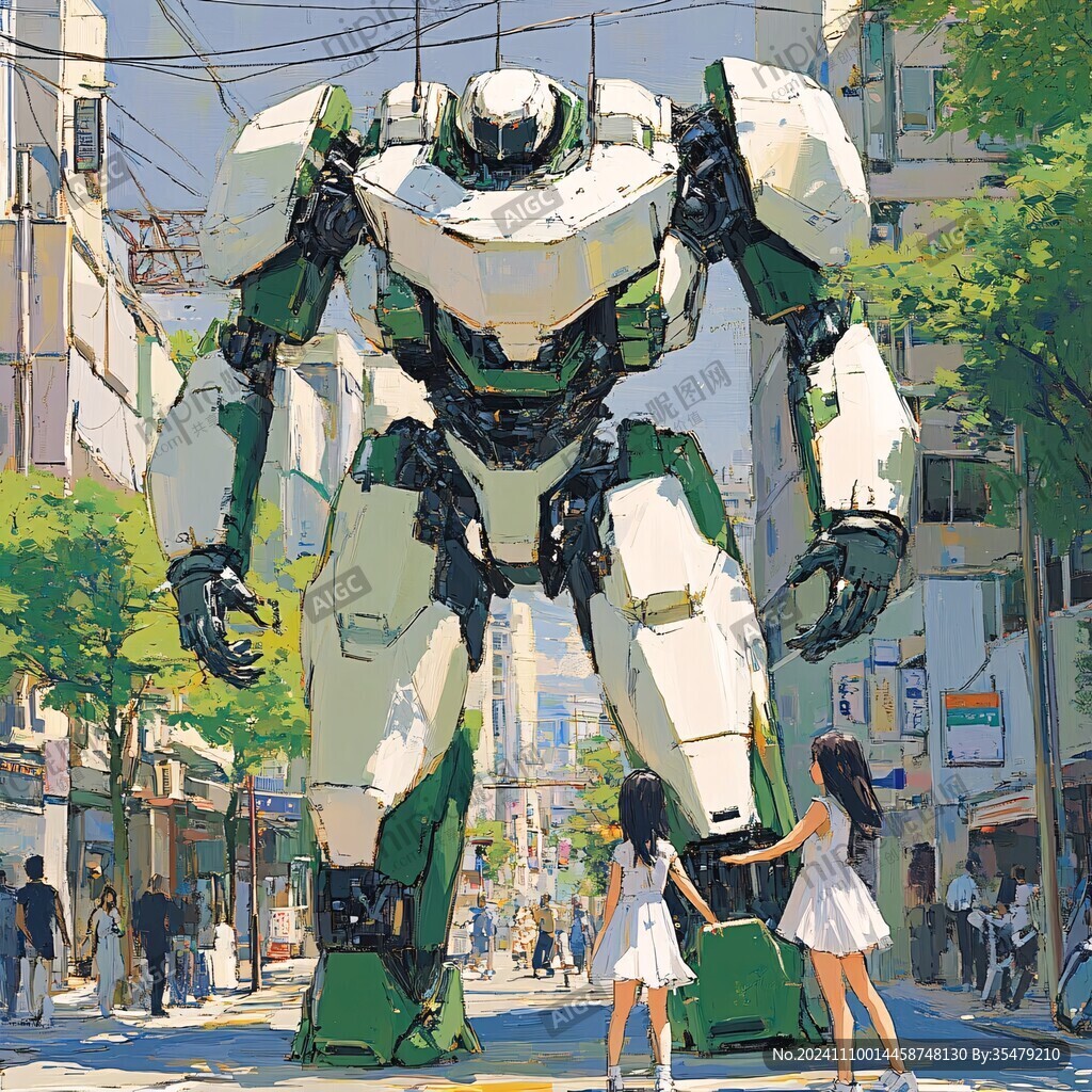 机甲风卡通人物