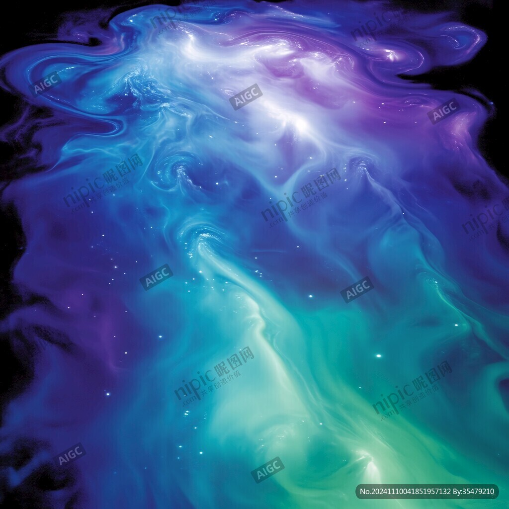 炫丽的梦幻流体画