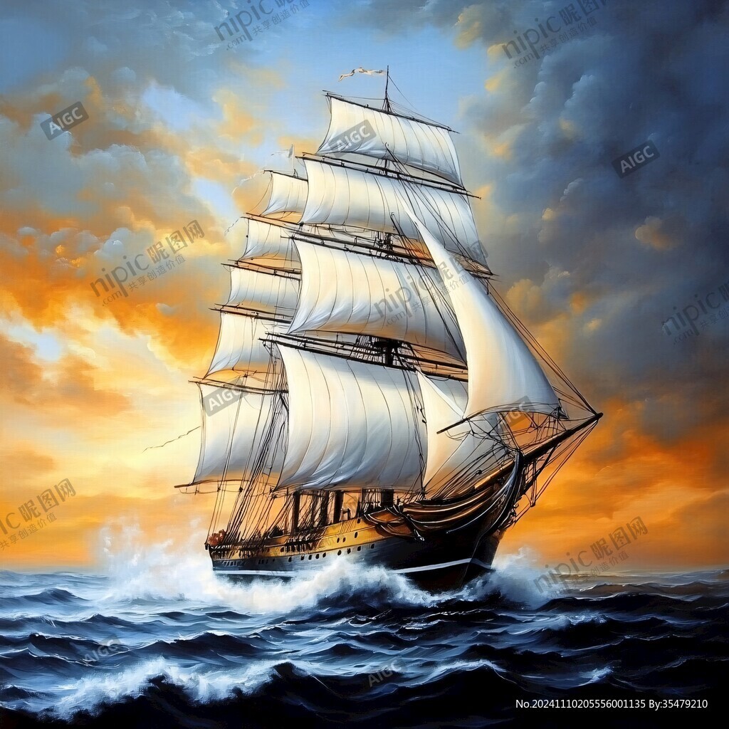 扬帆启航高清画