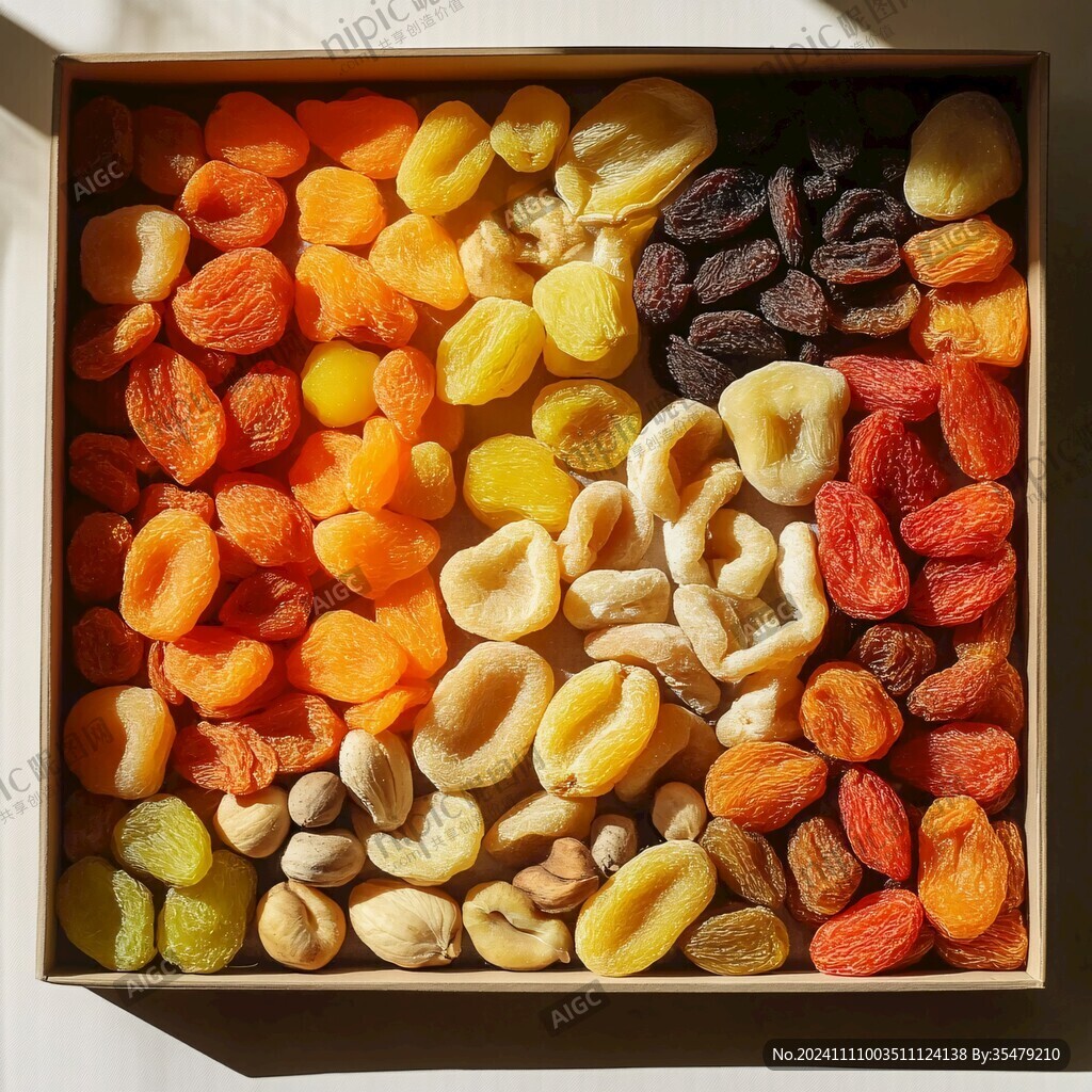 一整箱干果