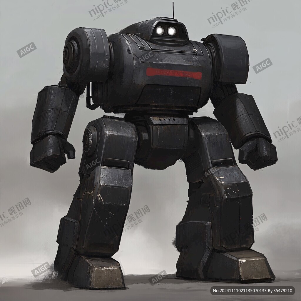 机甲风卡通人物