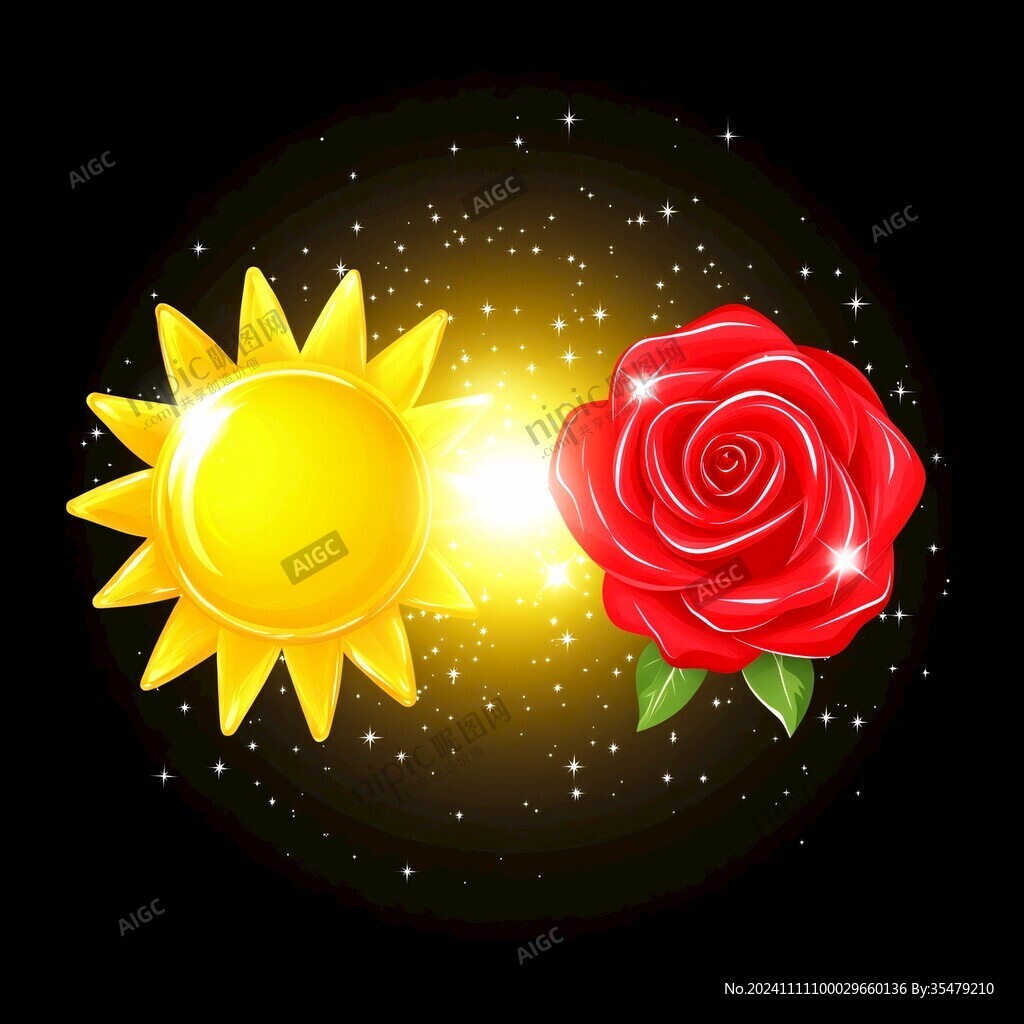 闪光光圈玫瑰花