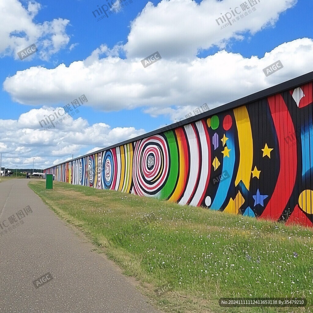 户外运动造型墙