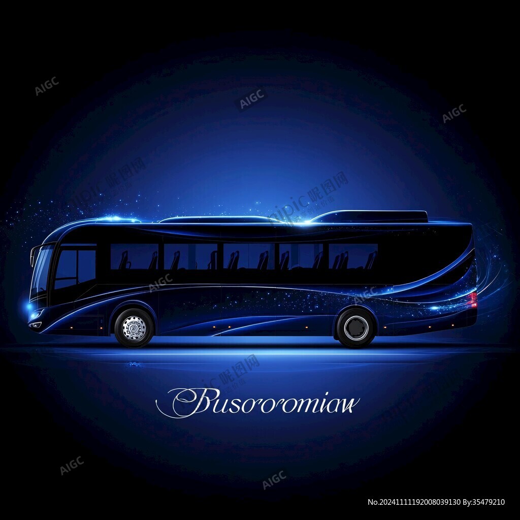大巴车图案设计