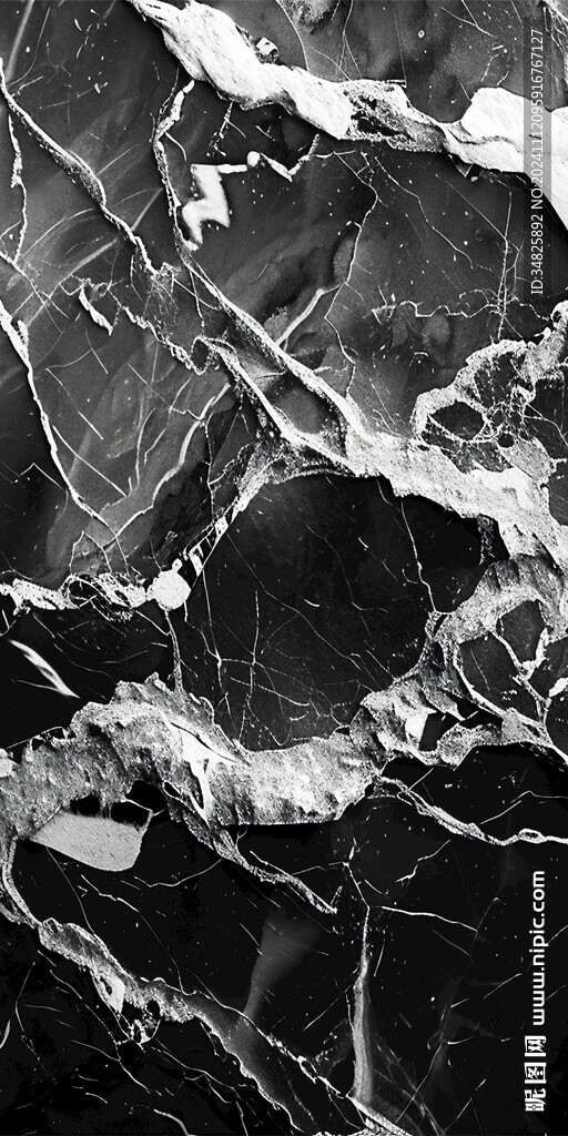 黑白奢石大理石