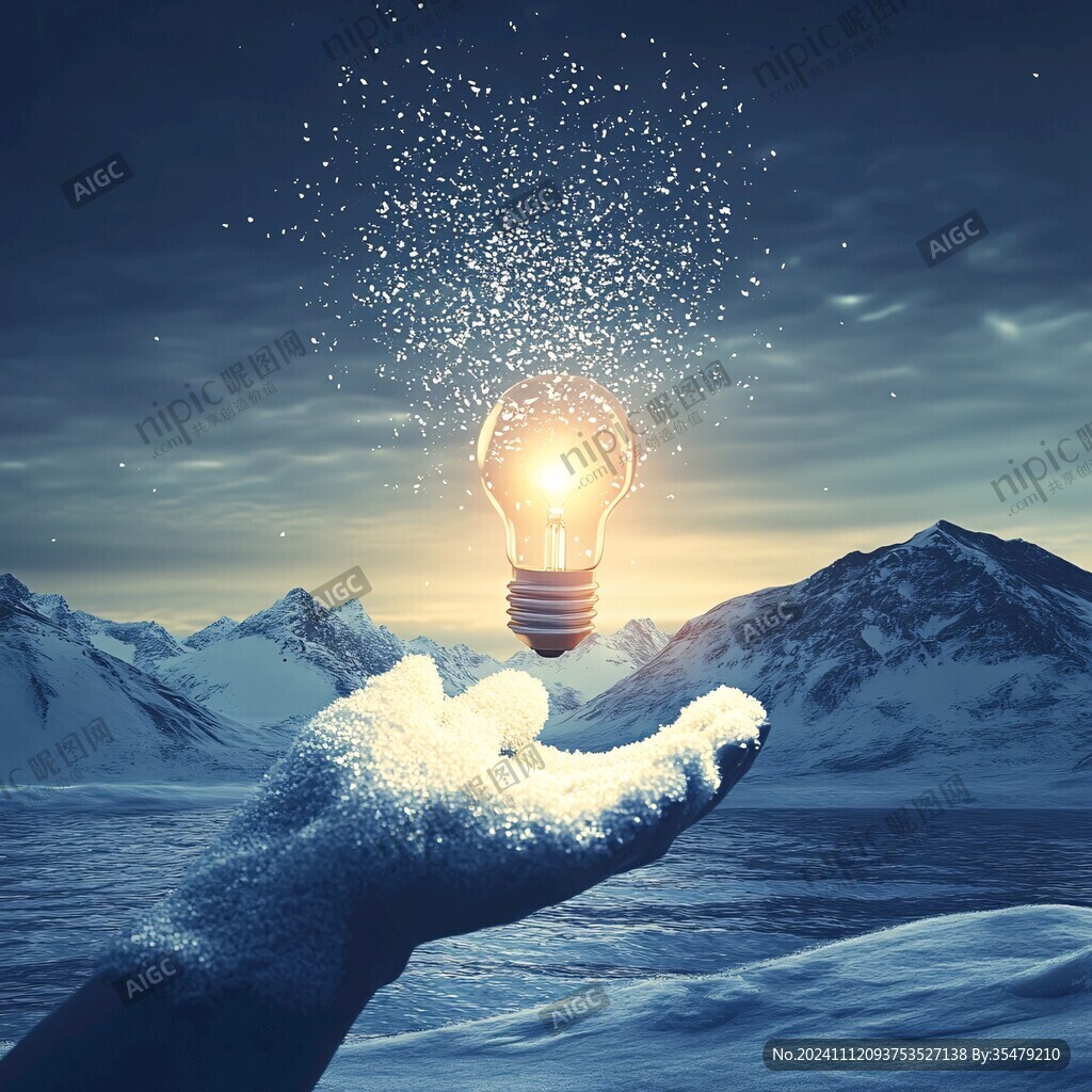 灯泡创意场景图