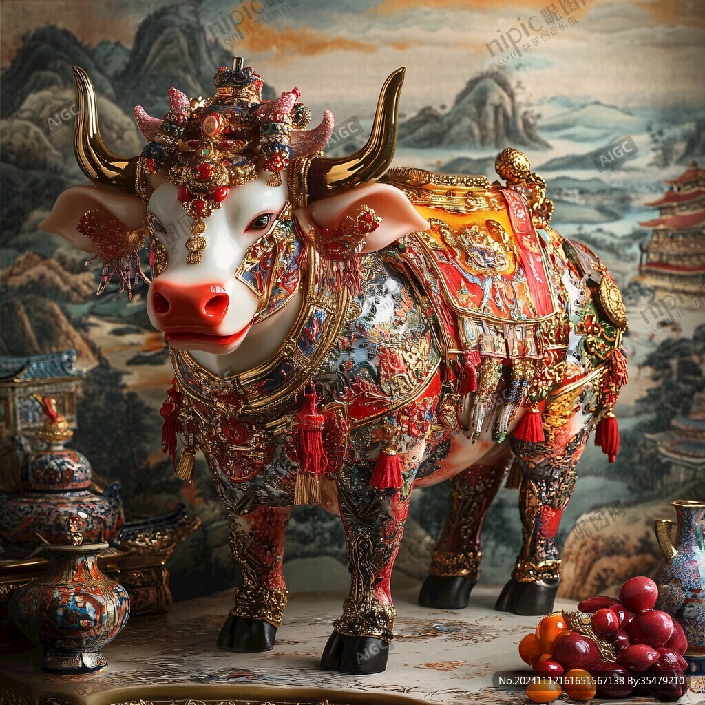 牛年立体工艺品