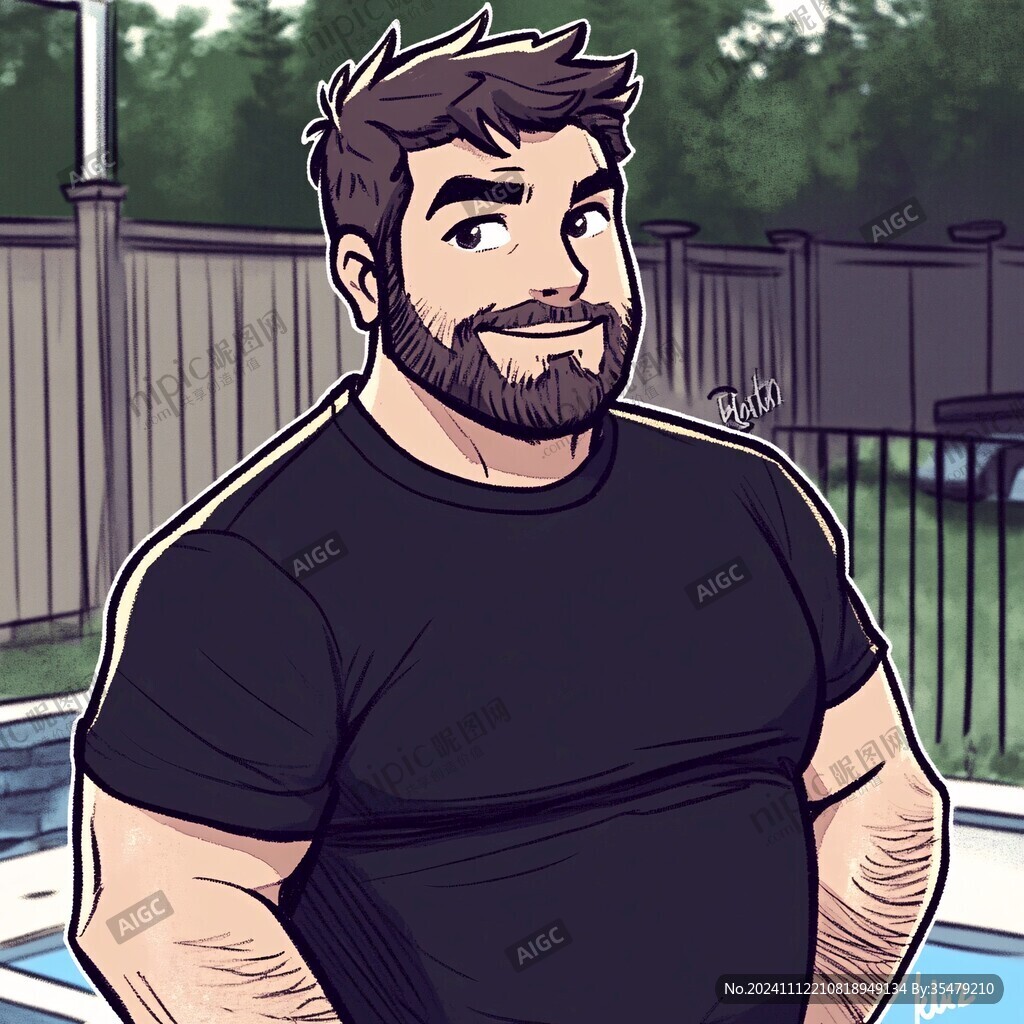 成年男人插画