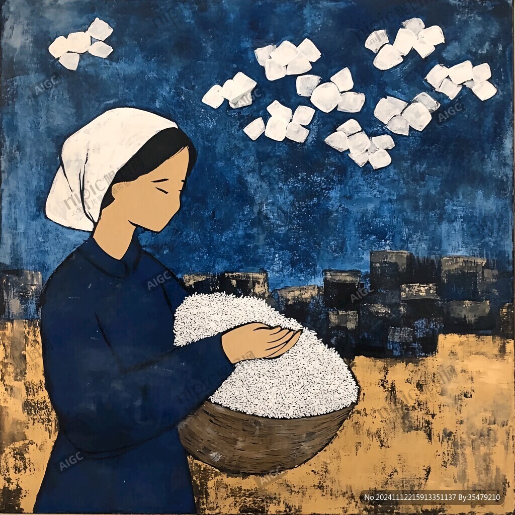 努力工作粮食系列作品