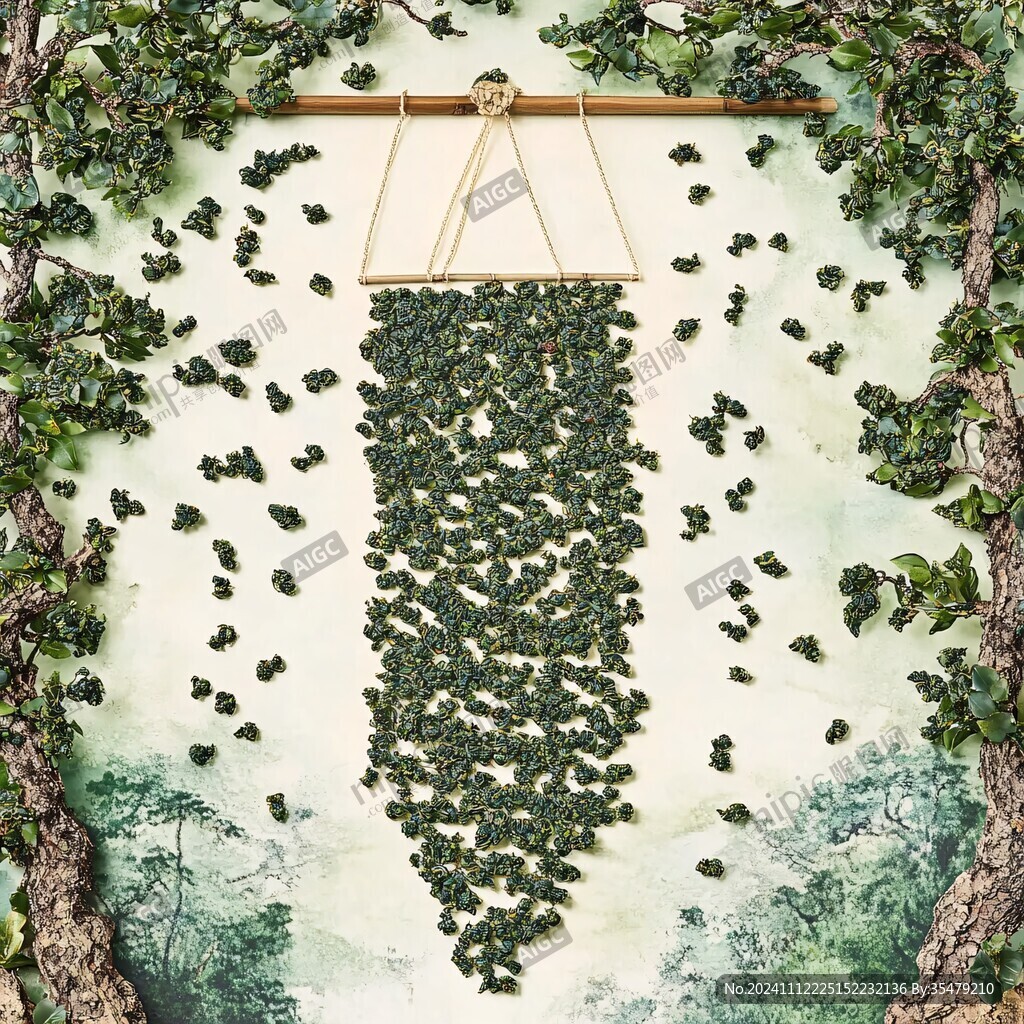 创意森林系背景