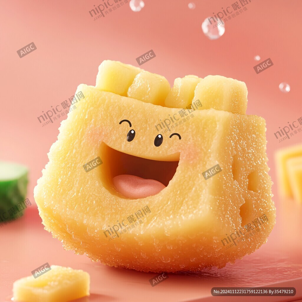 口袋软面包菠萝味夹心