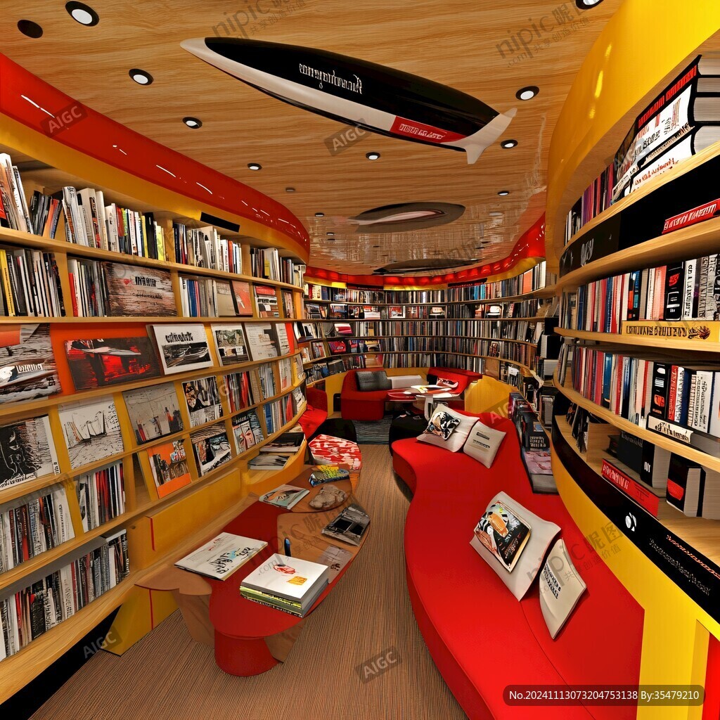 书店效果图