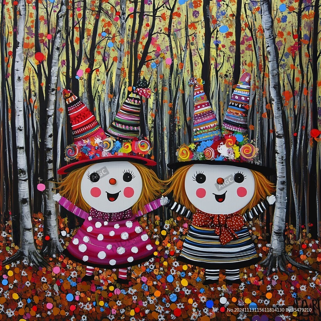 装饰画儿童油画