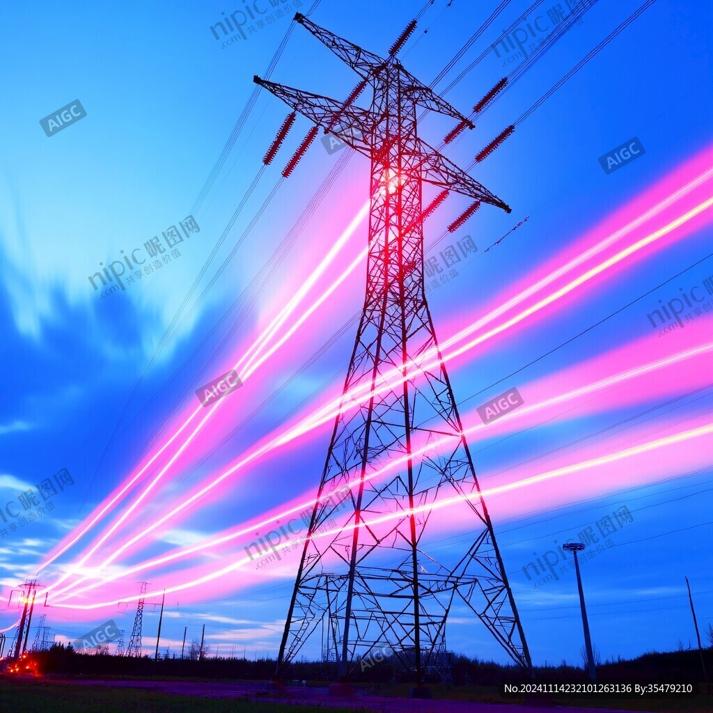 供电题材背景素材