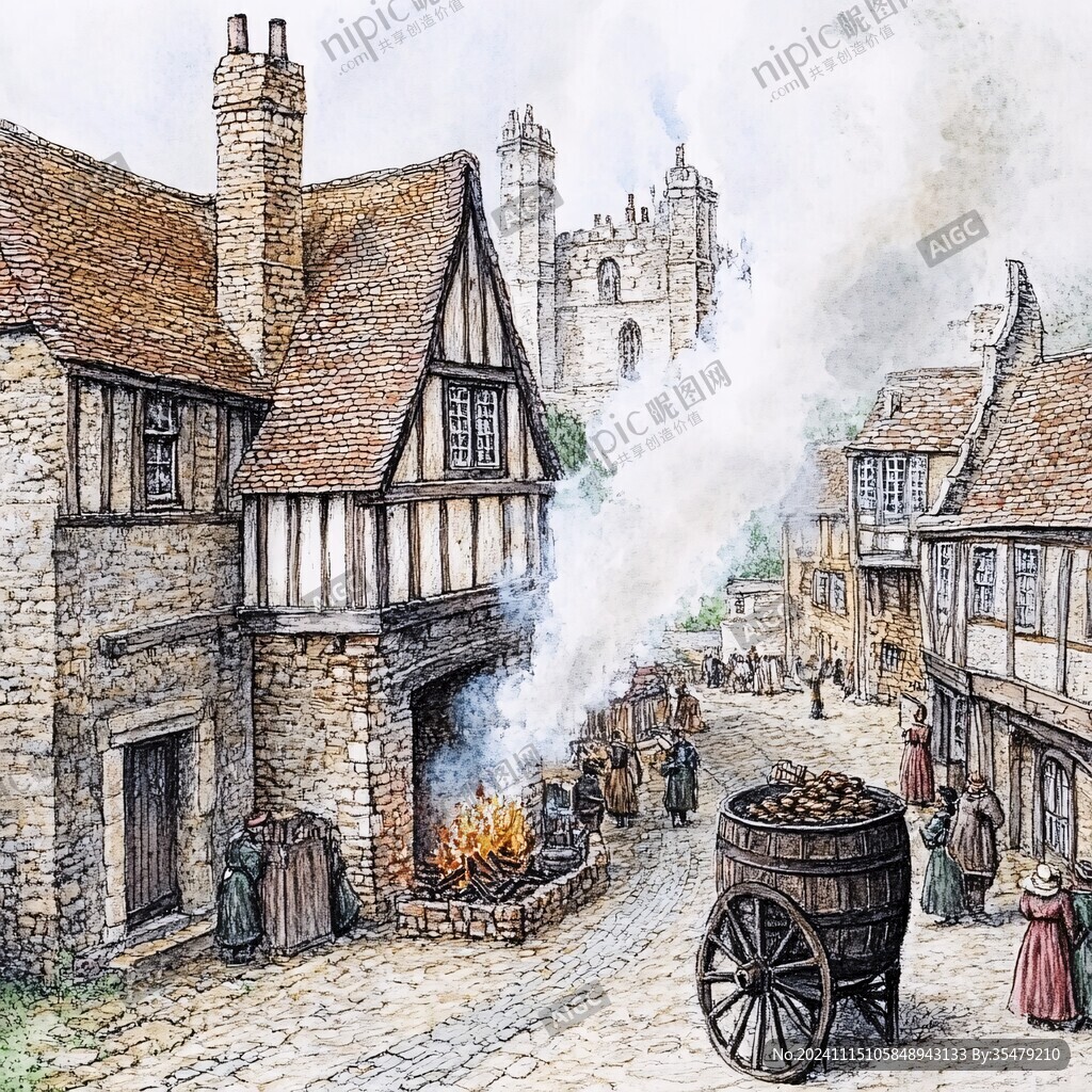 中世纪西方人生活场景