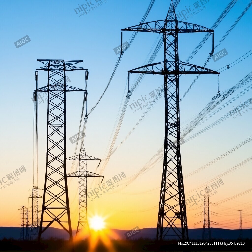 供电题材背景素材