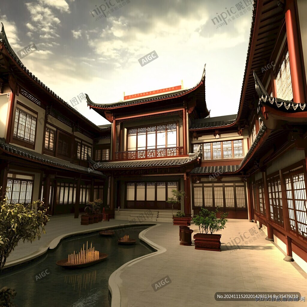 四合院3dsmax