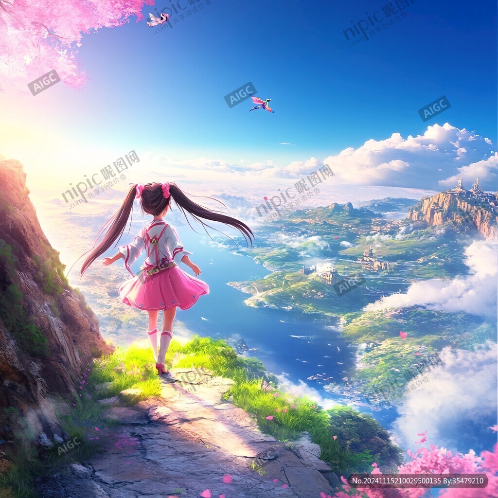 梦幻风景女孩