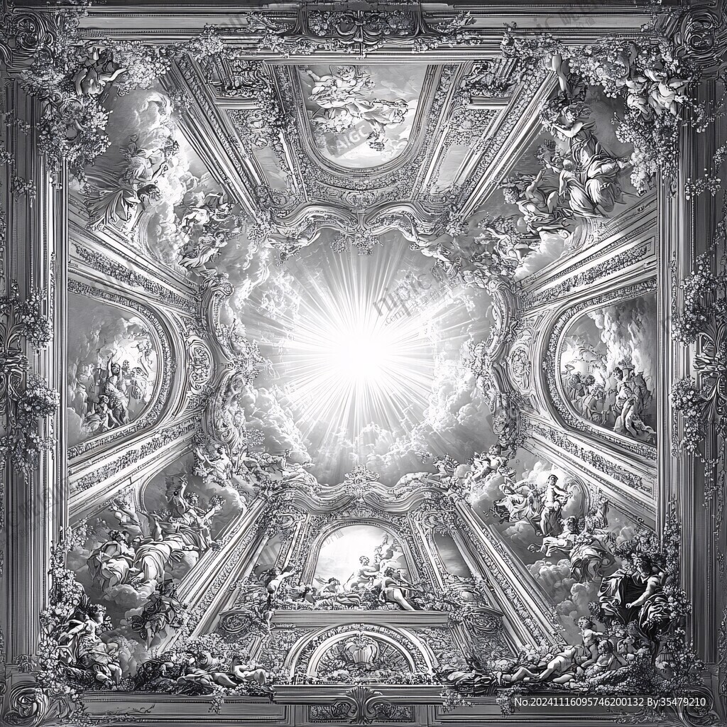 欧式古典天顶画