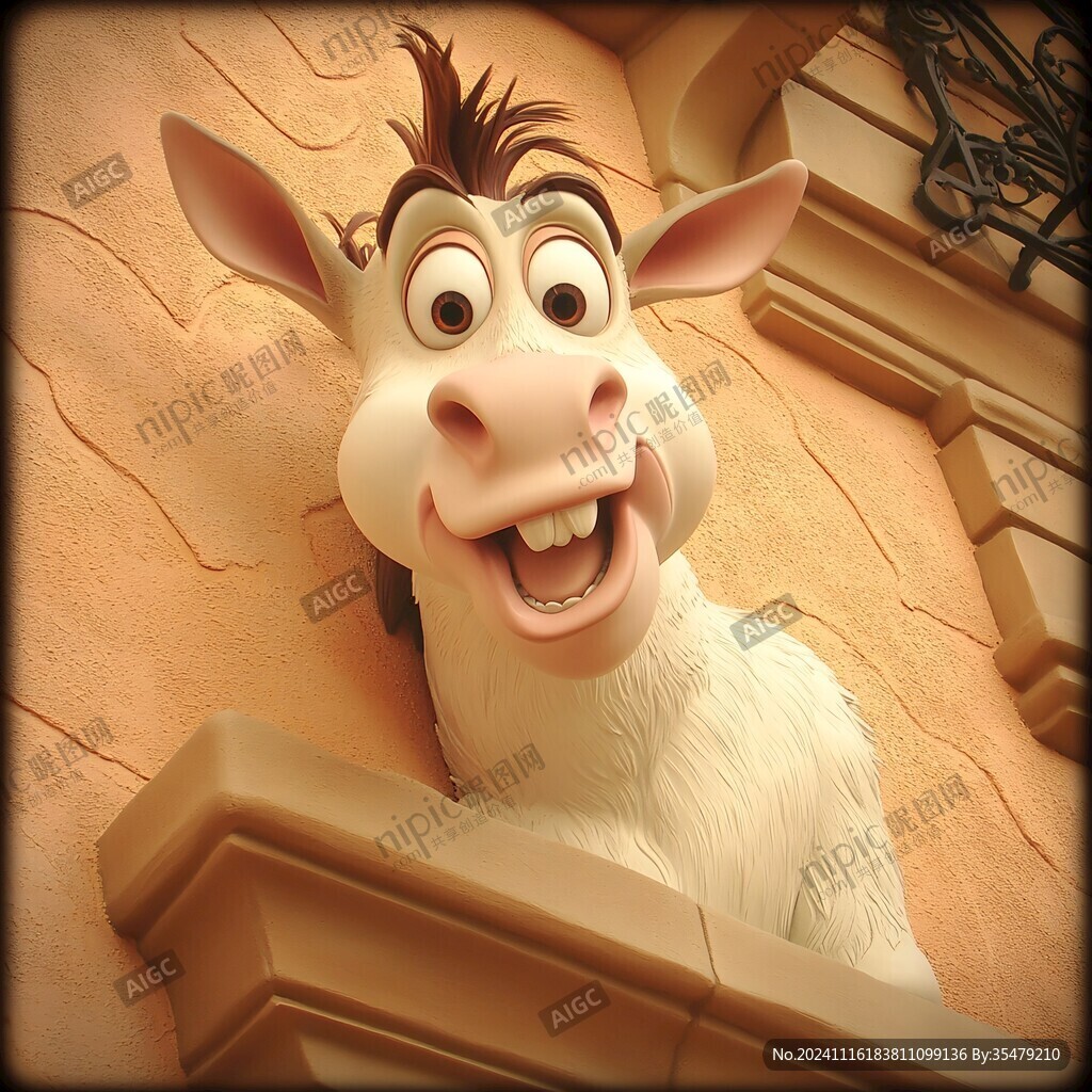 小毛驴厨师头像