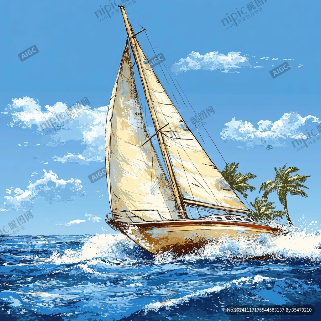 扬帆启航高清画