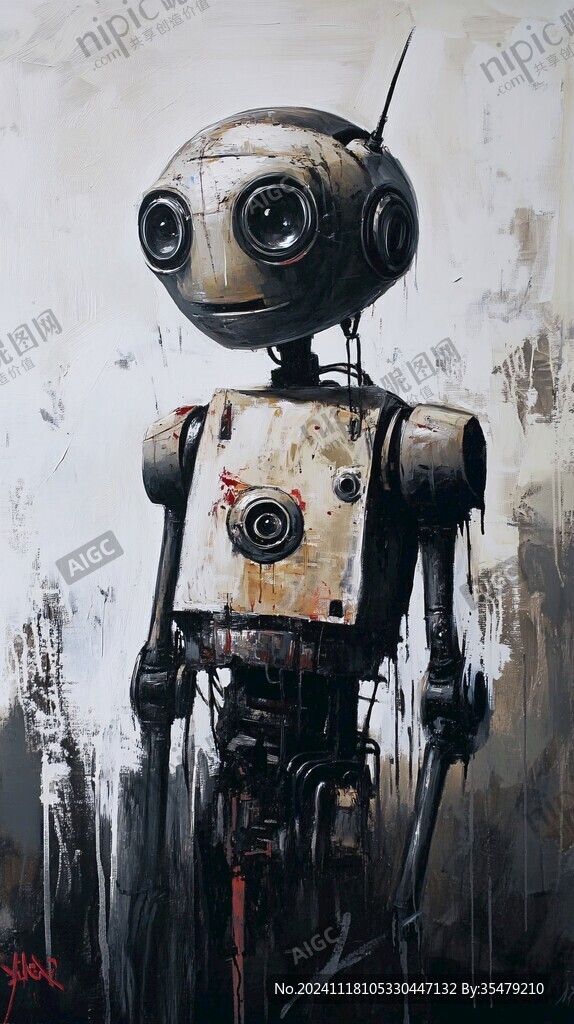 赛博朋克装饰画