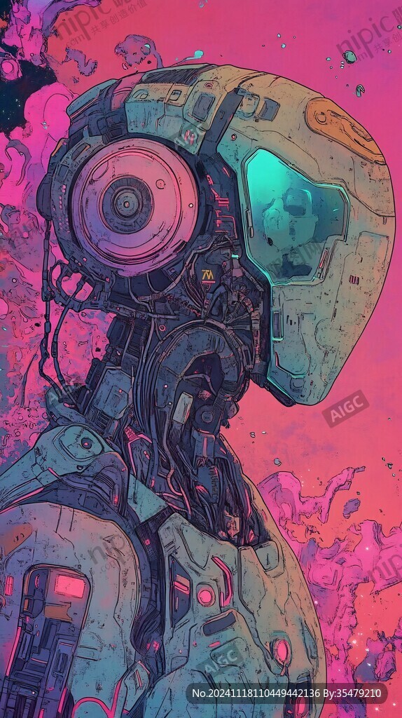 赛博朋克装饰画