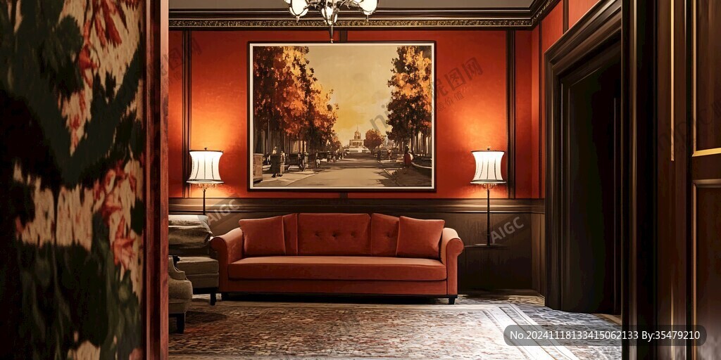 酒店走廊挂画方案