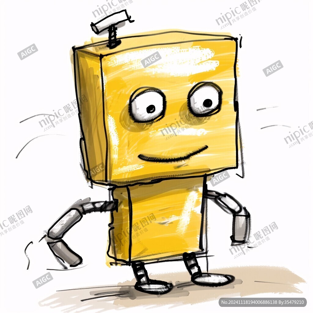 牛奶盒拟人形象