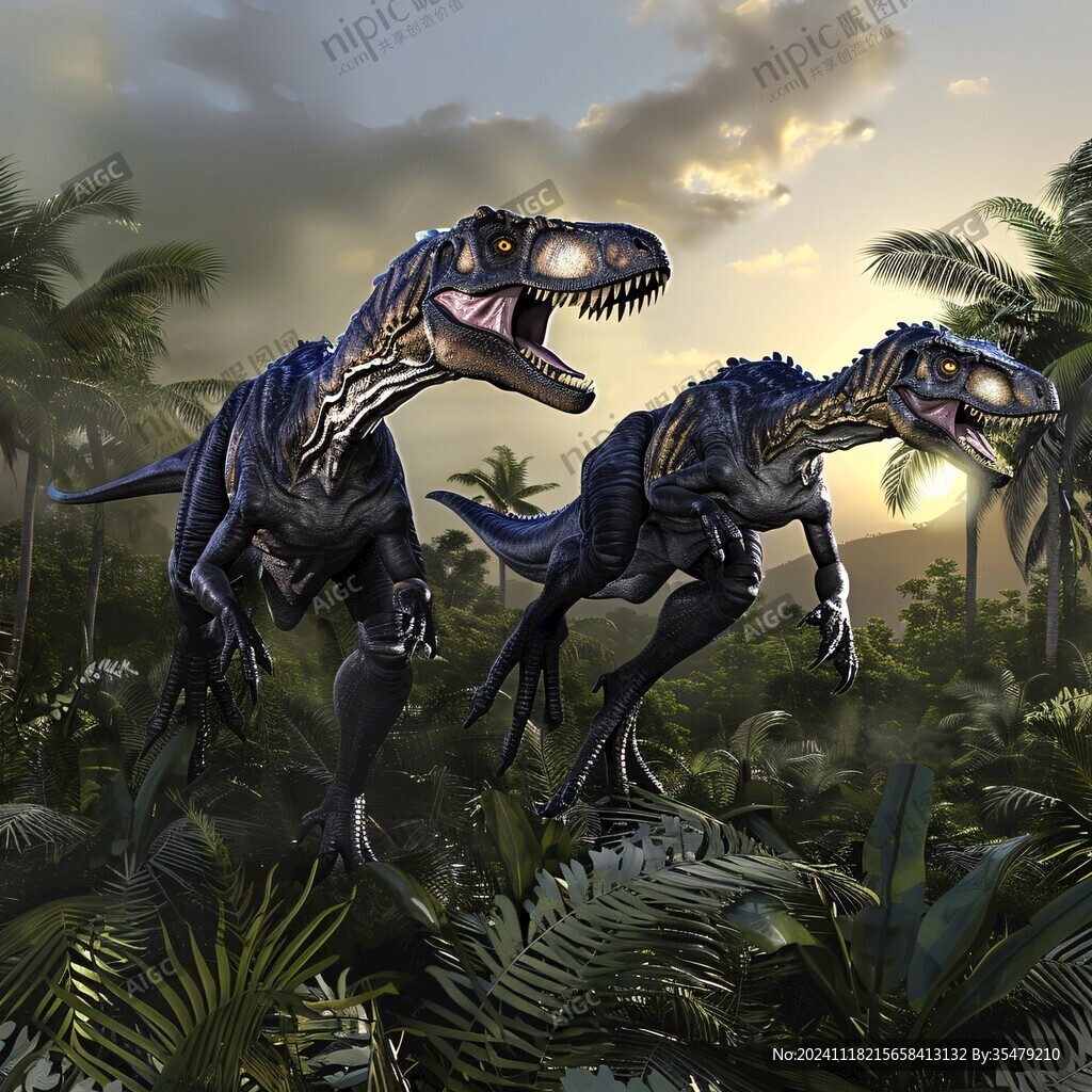 恐龙高清3d地贴