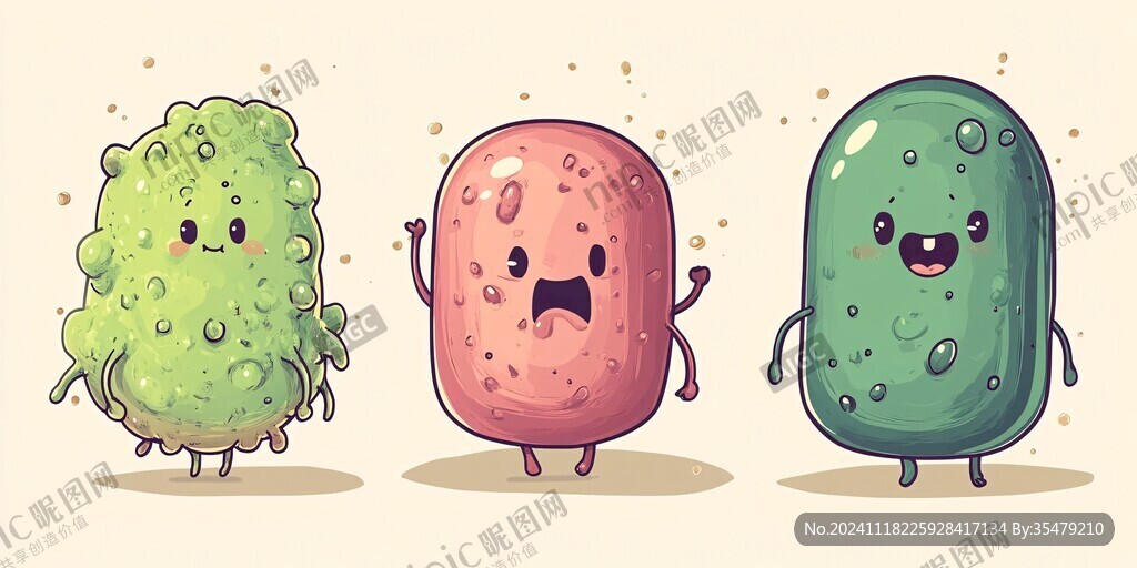 益生菌插画