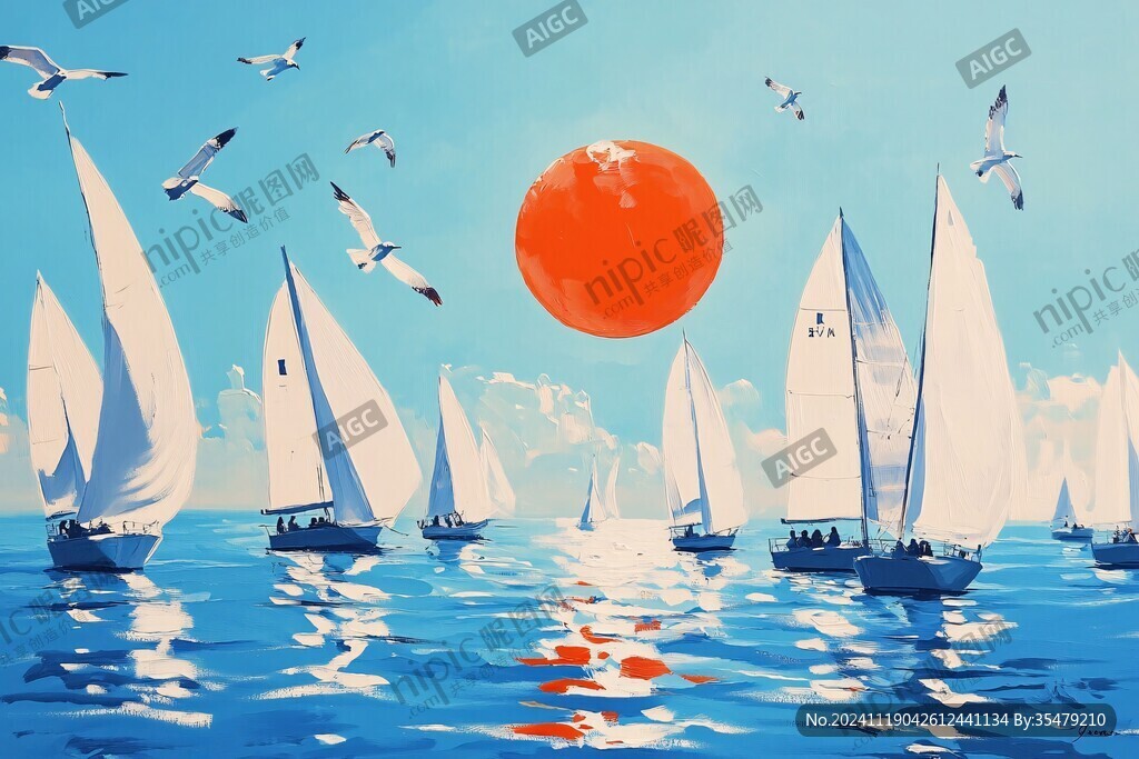 扬帆启航高清画