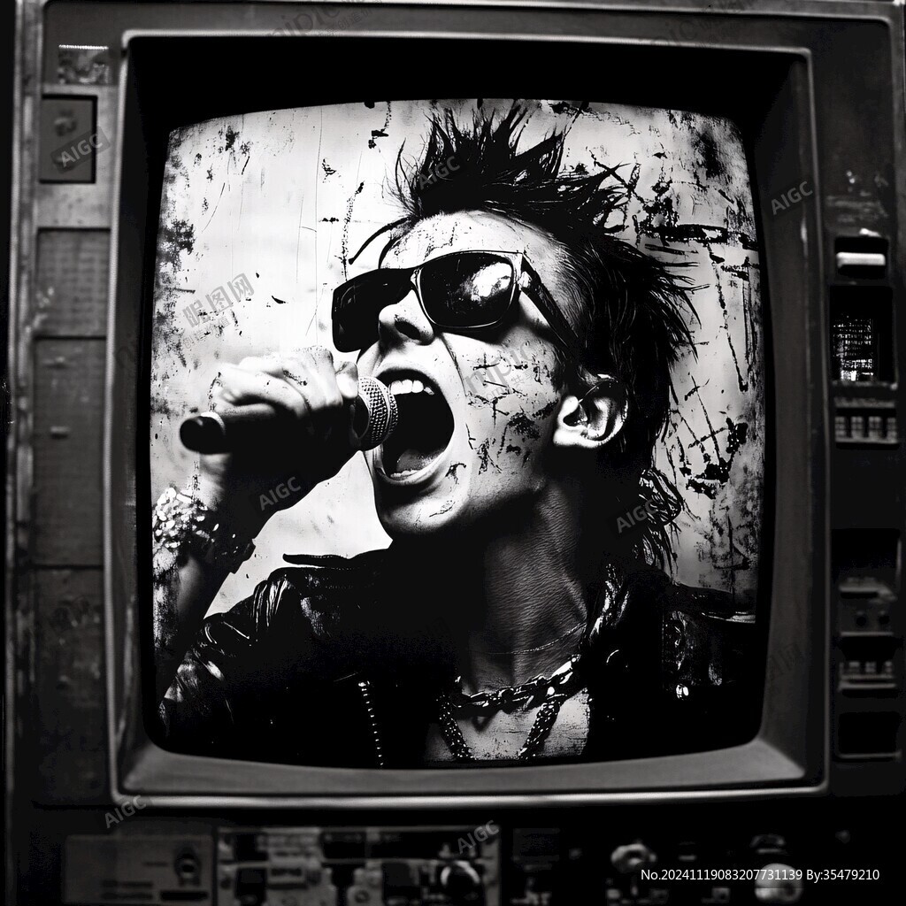 摇滚创意设计广告