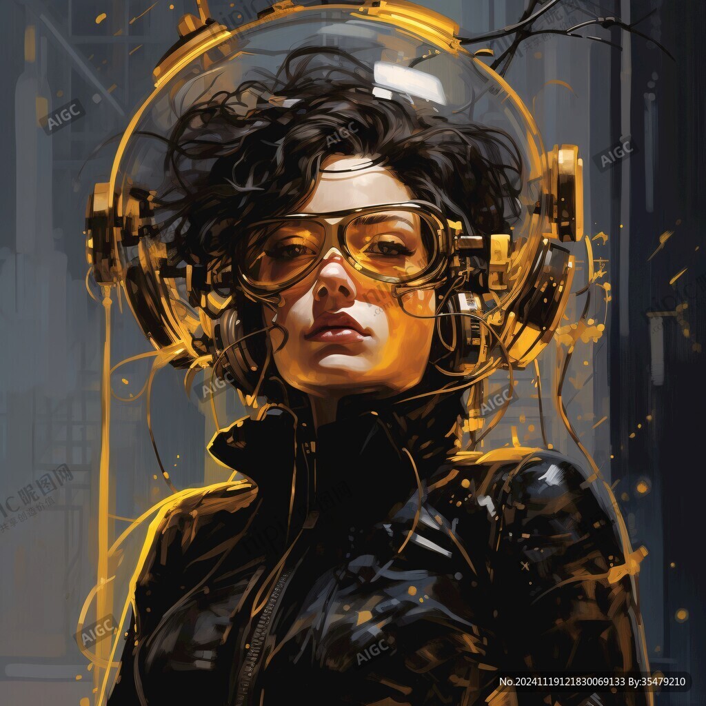 赛博朋克装饰画