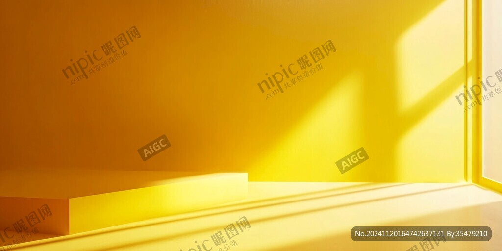 黄色室内暖光太阳光