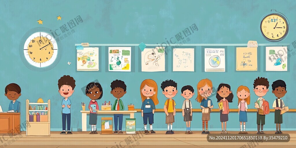 儿童教室背景