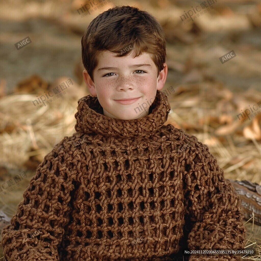 男童秋冬效果图