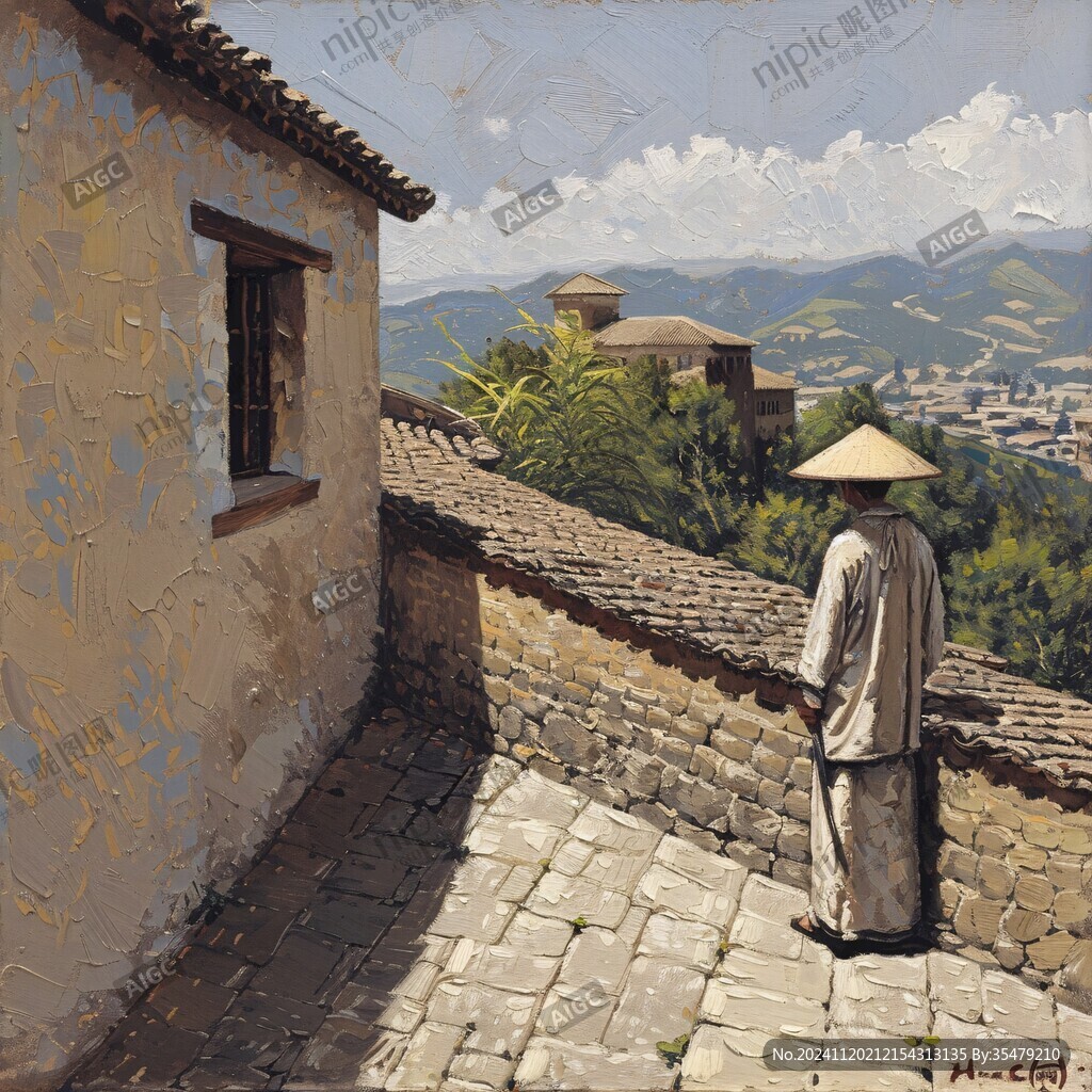 爨底下油画装饰画