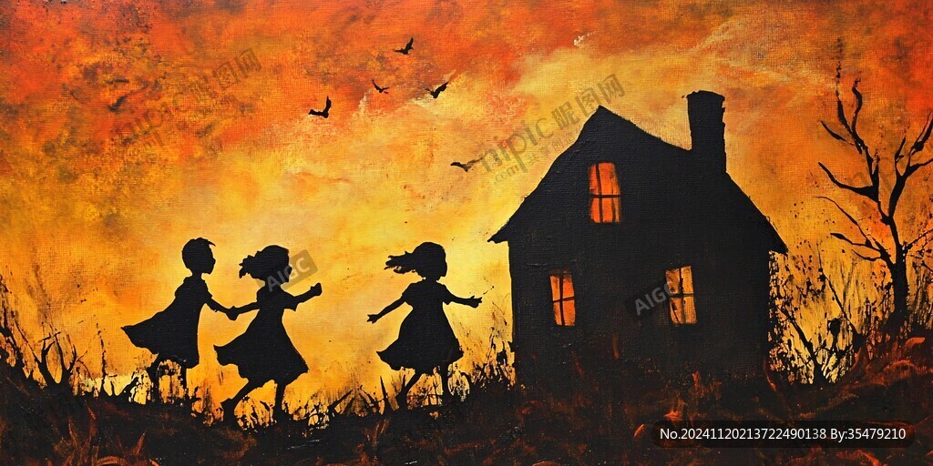 鬼屋装饰画